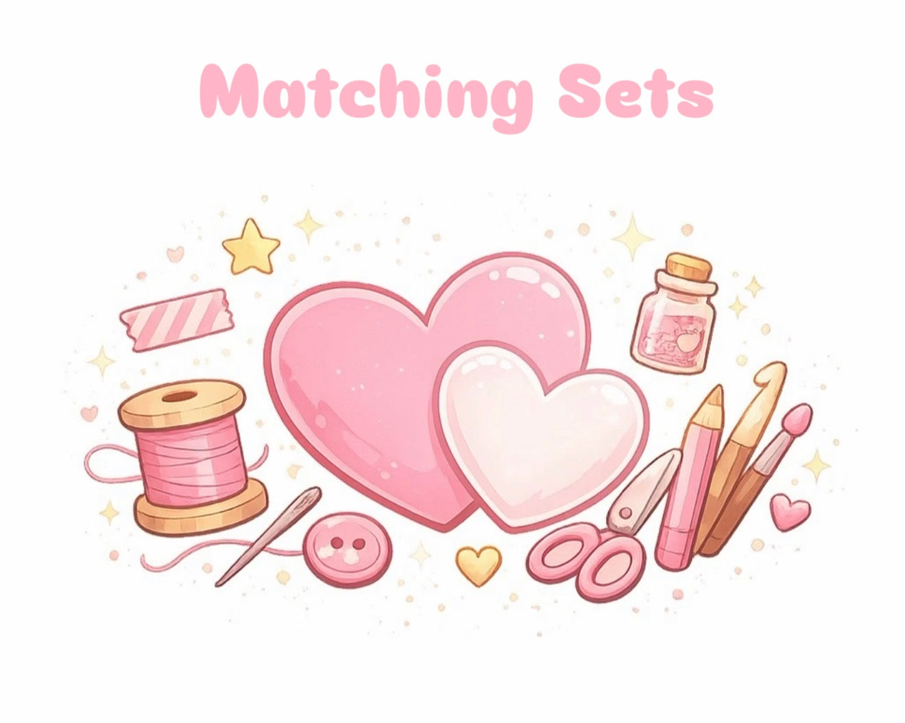 Matching Sets (Badge Reel or Keychain w/pen)